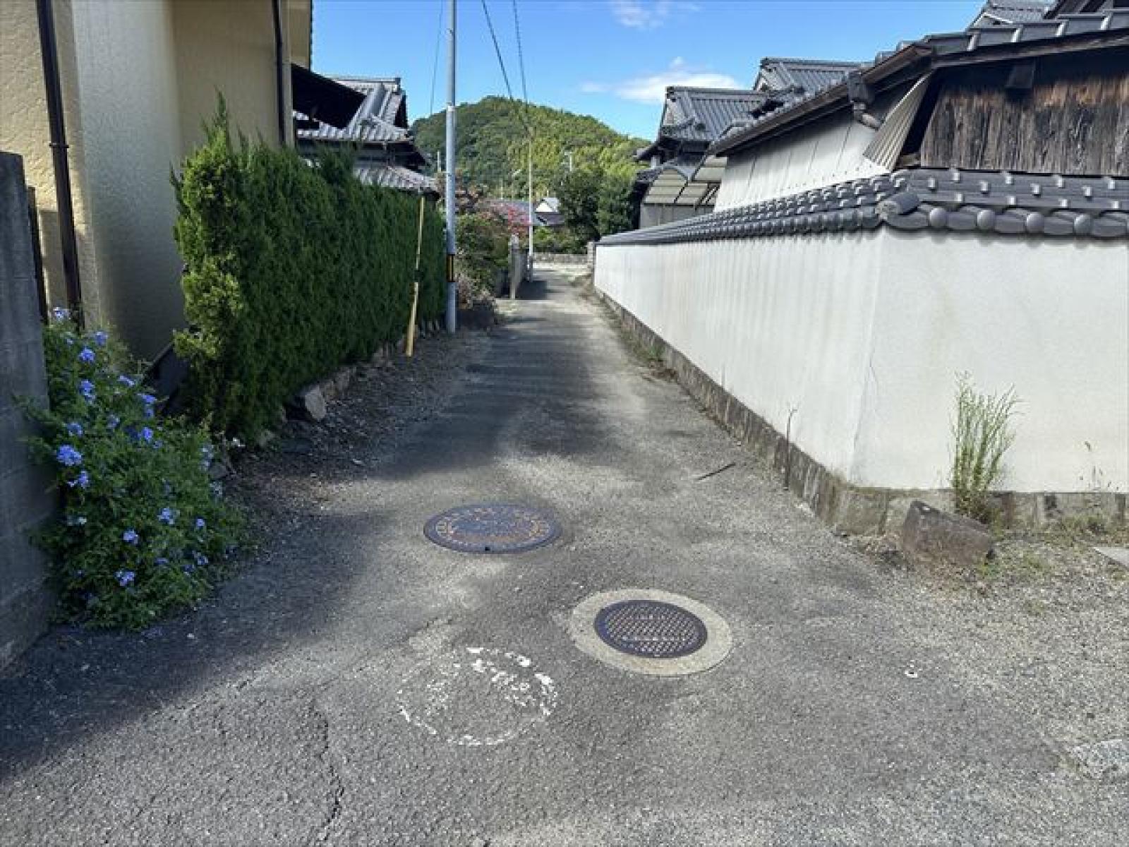 西側前面道路