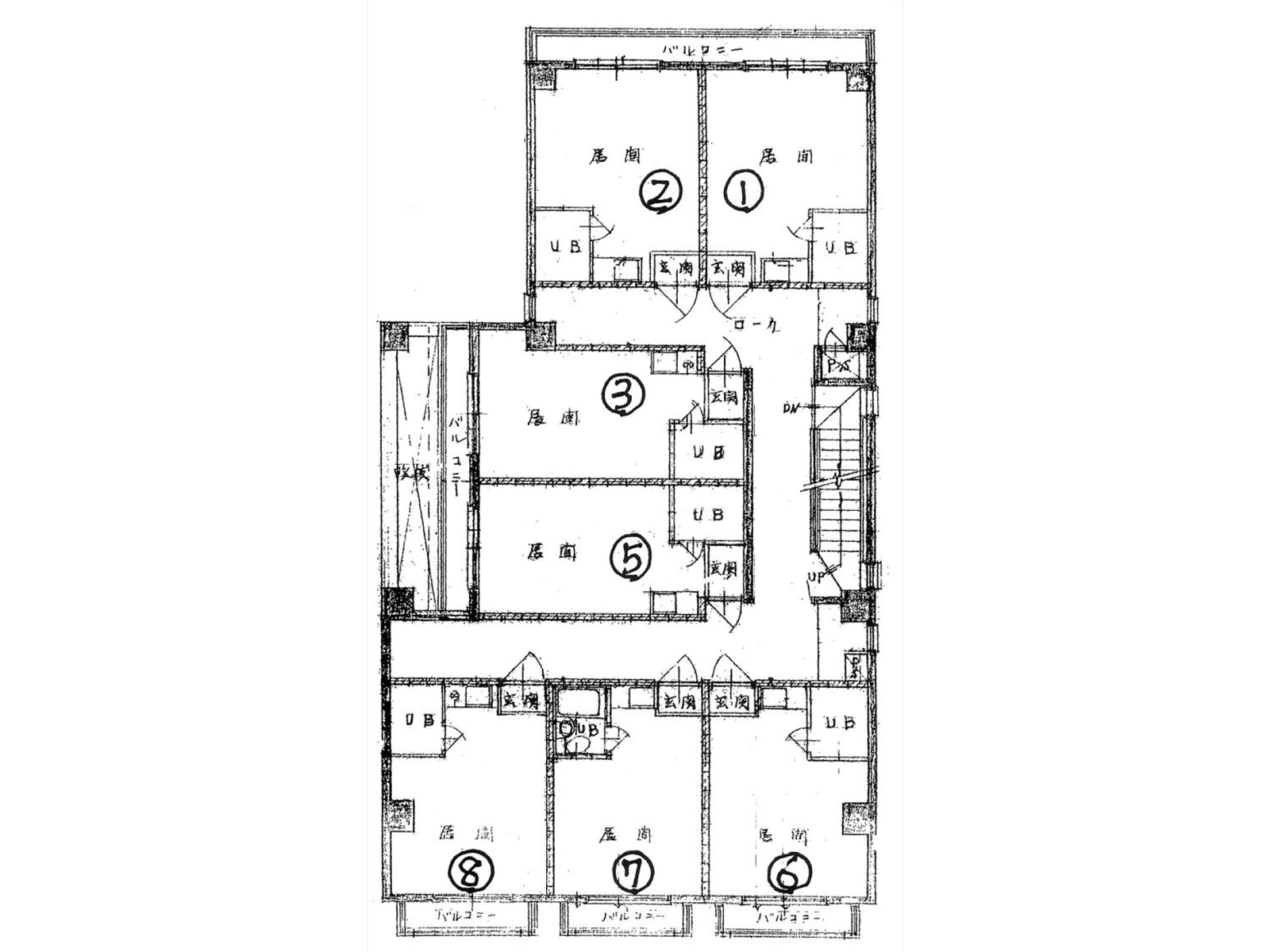 ⑥の部屋です。